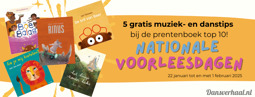 banner-voorleesdagen-2025-tips-bij-de-prentenboek-top-10-dansverhaal.nl_ 5 gratis muziek- en danstips bij de prentenboek top 10
