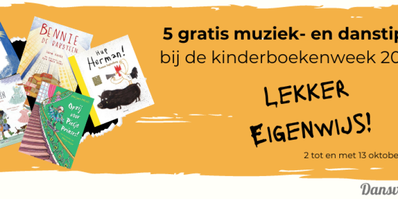 5 gratis muziek- en danstips bij de kinderboekenweek 2024